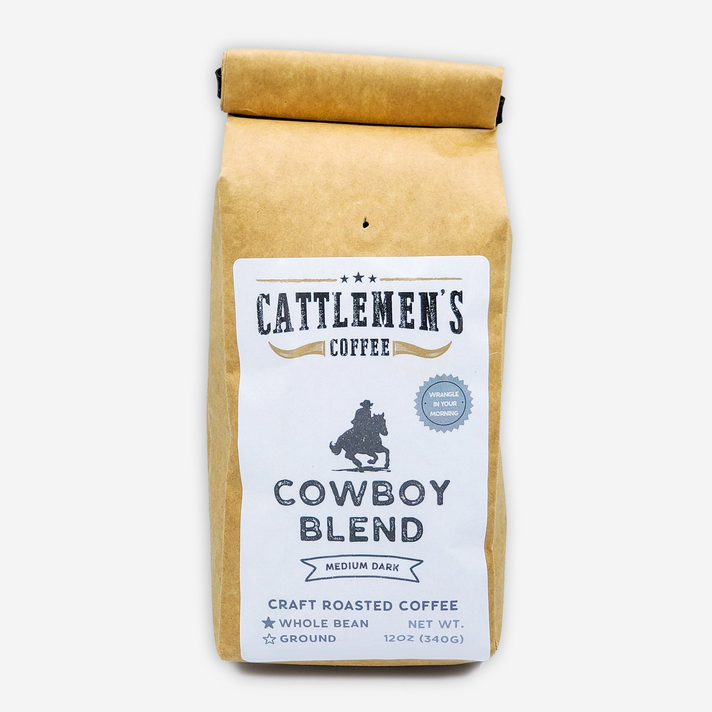 Cowboy Coffee 12oz Whole Bean