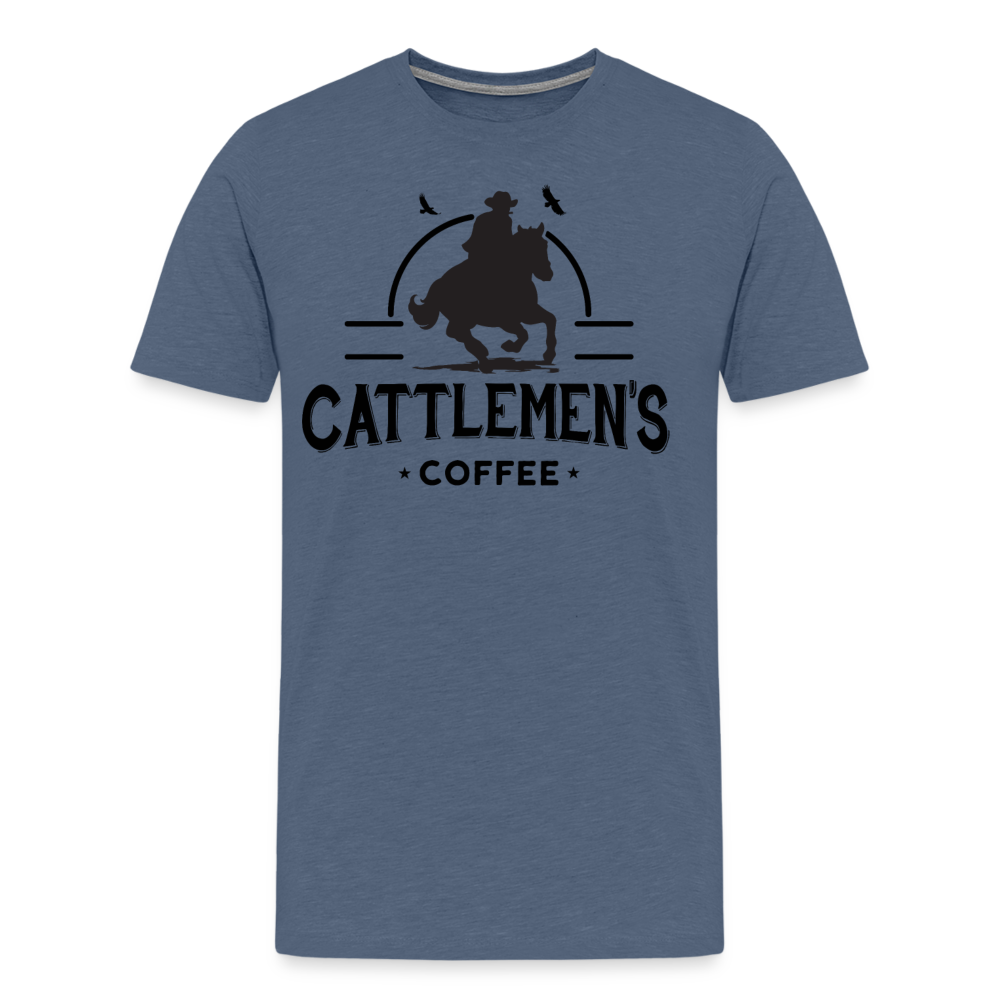 Classic Cattlemen's Tee - heather blue