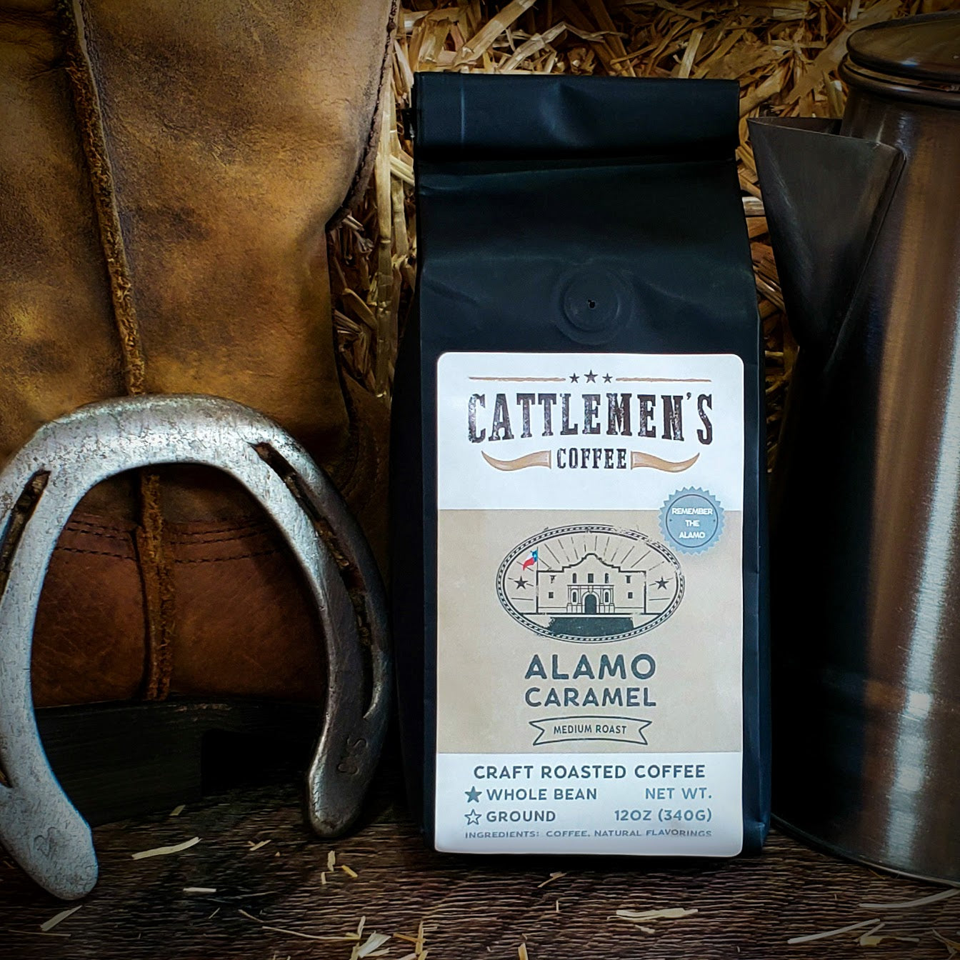 Alamo Caramel Coffee By Cattlemen's Coffee
