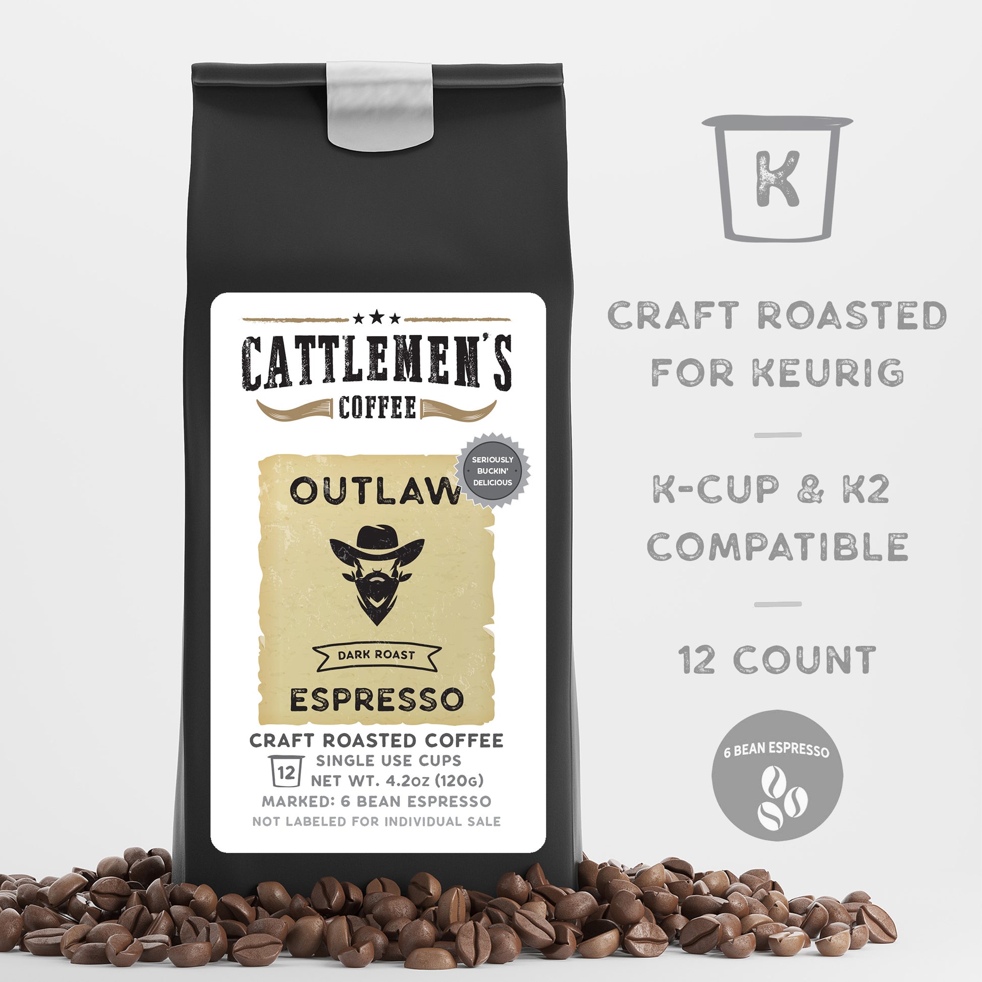 Outlaw Espresso Coffee Kcup