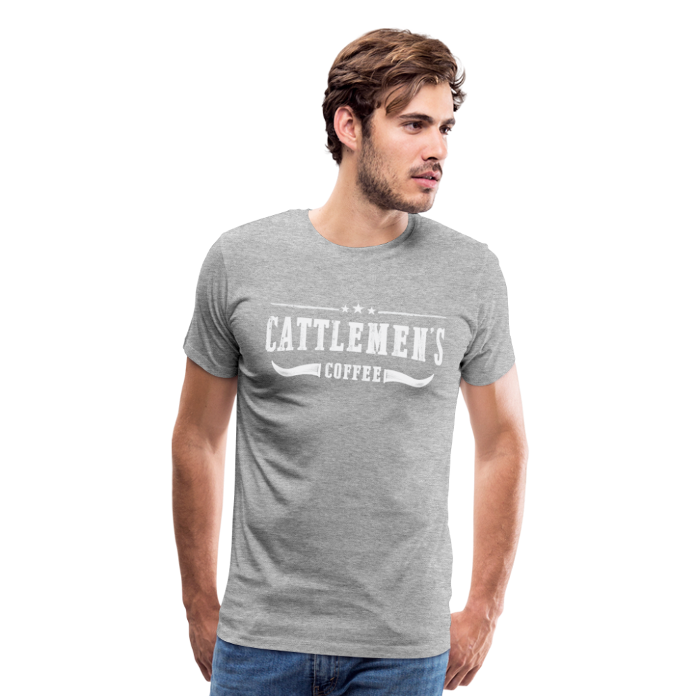 Cattlemen's Coffee Tee - heather gray