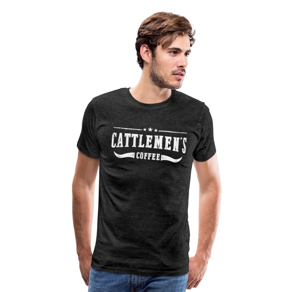 Cattlemen's Coffee Tee - charcoal gray