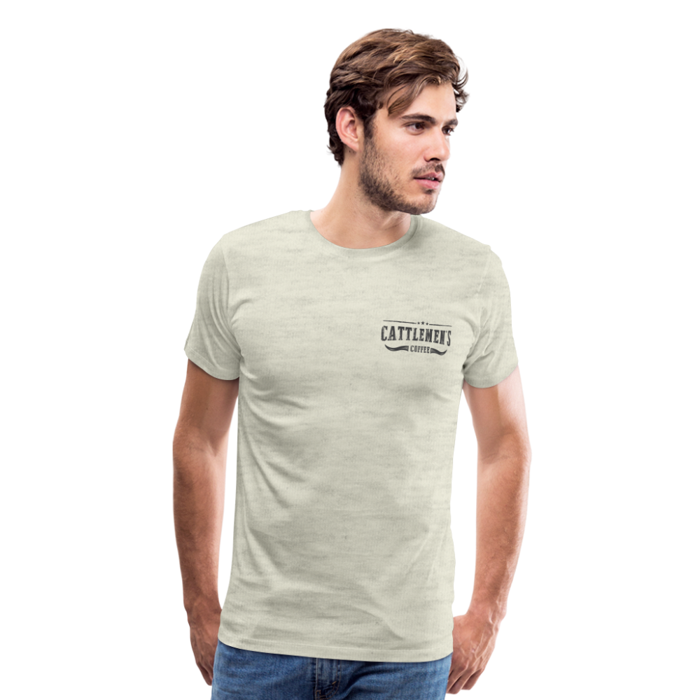 Silver Bullet Tee - heather oatmeal