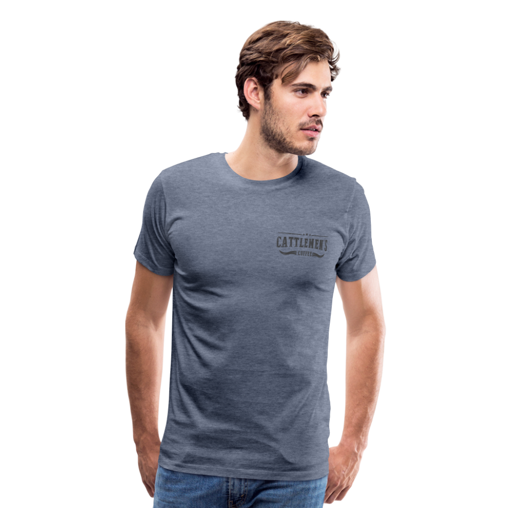 Silver Bullet Tee - heather blue