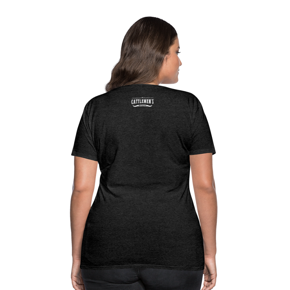 Annie Oakley Tee - charcoal gray